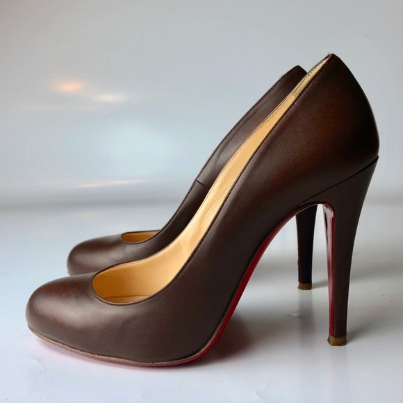brown louboutins